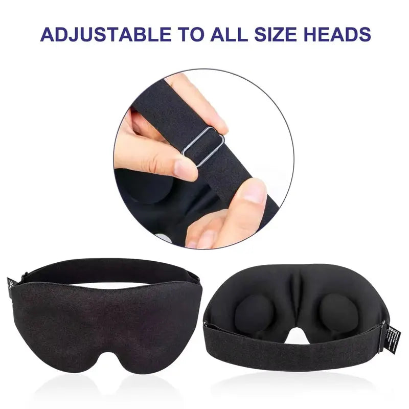 3/2/1pcs Eye Mask for Sleeping 3D Night Sleep Super Soft Mask Block Out Light with Women Men Family for Travel and Home Use