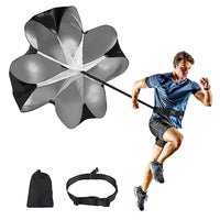Adjustable Speed Parachute Agility Training Umbrella Football Soccer Resistance Rope Fitness Running Chute Sports Obstacles Tool