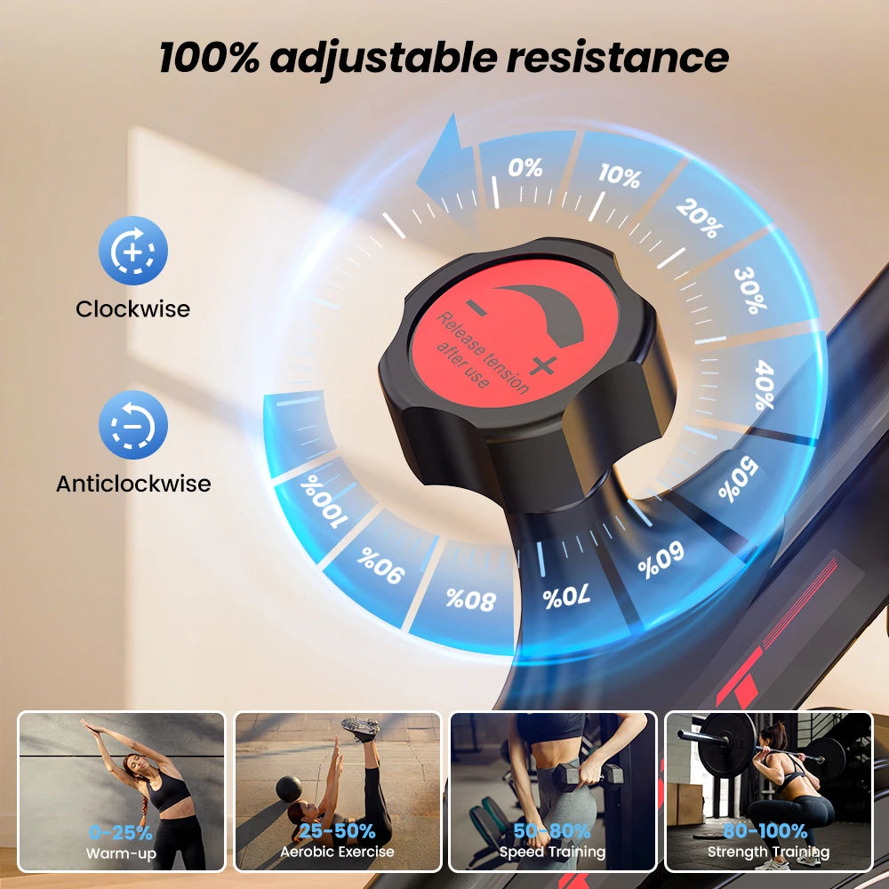 Indoor Exercise Bike 10kg Flywheel Quiet Belt Drive Spin Bike with Adjustable Resistance & LCD Display for Home Cardio Training