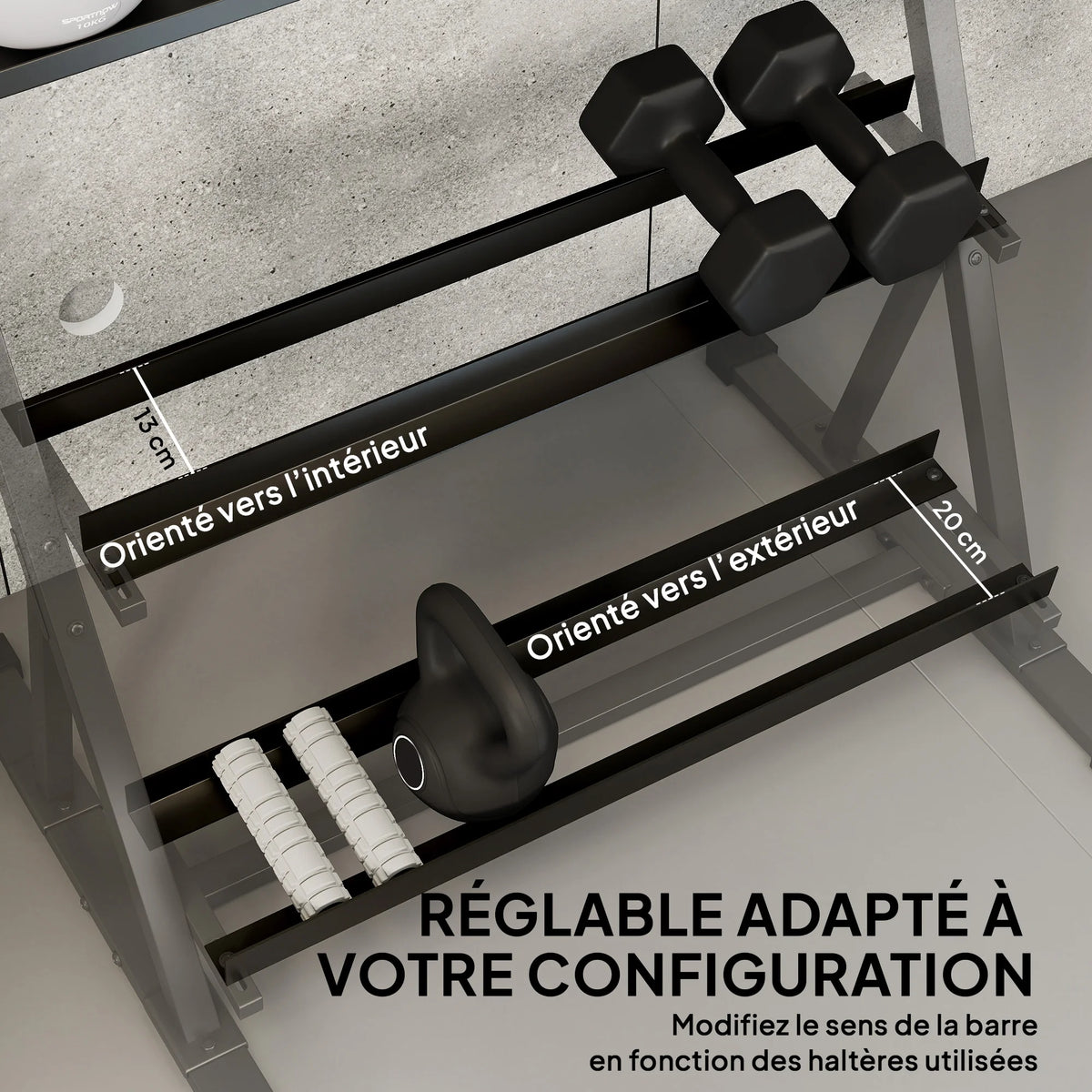 Rack de Rangement Musculation