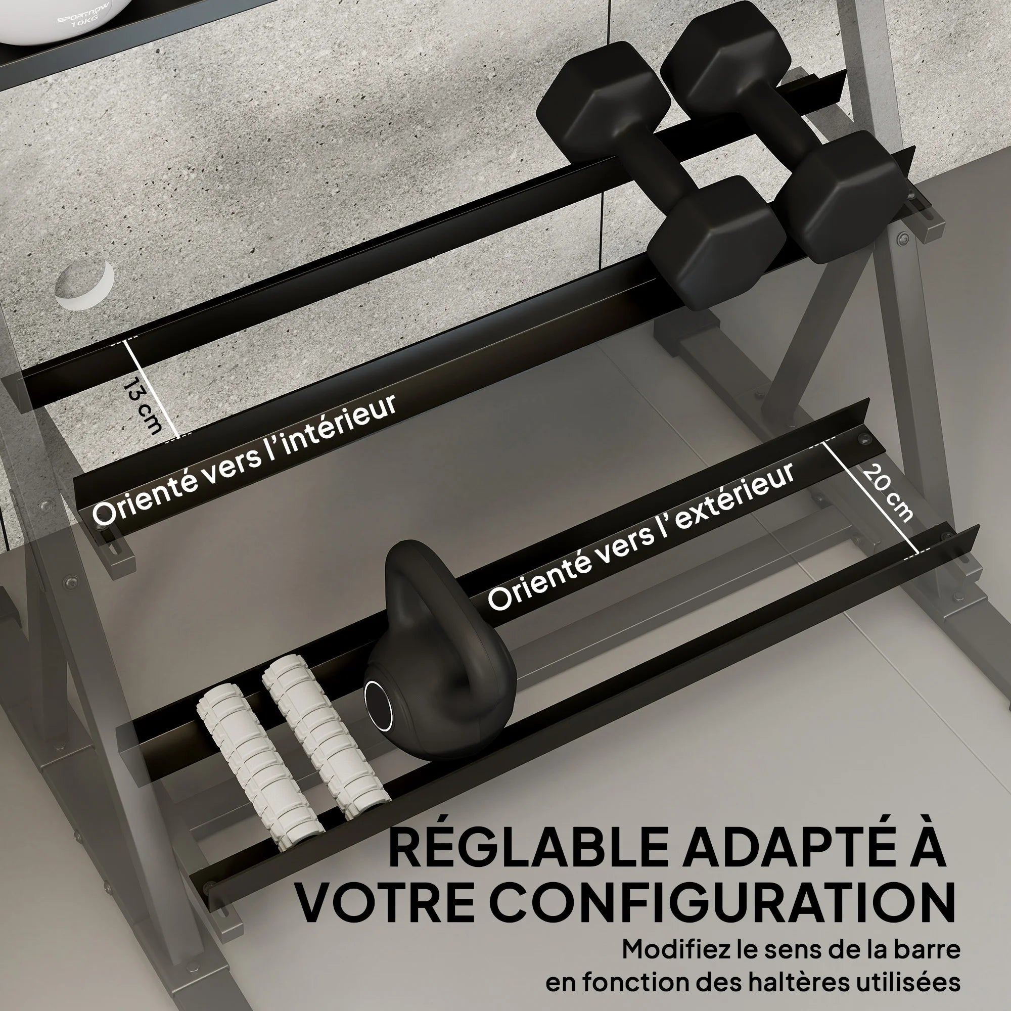 Rack de Rangement Musculation