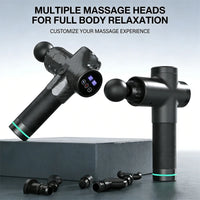 Deep Muscle Fascia Gun Electric Impact Massage Gun For Body,Neck,Back and Legs,Muscle Relaxation Massager Touch Screen 30 Levels