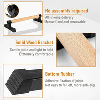 Wooden Non-Slip Parallettes Push Up Bars, Premium Calisthenics Dip Handles for Gymnastics, Handstand & Core Strength Training – Ideal for Planche Progression, Home Bodyweight Workouts