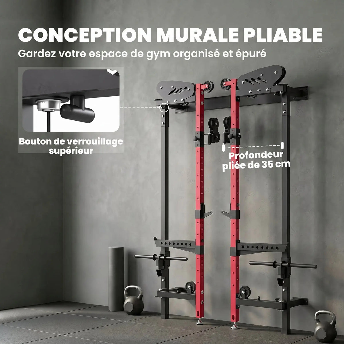 Rack Musculation avec Poulies
