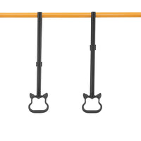 Free Standing Pull Up Station 400KG Heavy Duty Steel Frame 11 Levels Height Adjustable H-shaped Stable Base Anti-slip Grip Fitness Pull-up Bar Dip Stand for Home Gym Full Body Workout Training Equipment