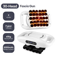 42-Heads Fascia Gun High-Frequency Vibration Body Massage Gun Back and Waist Massager Neck Shoulder Massager Muscle masajeador