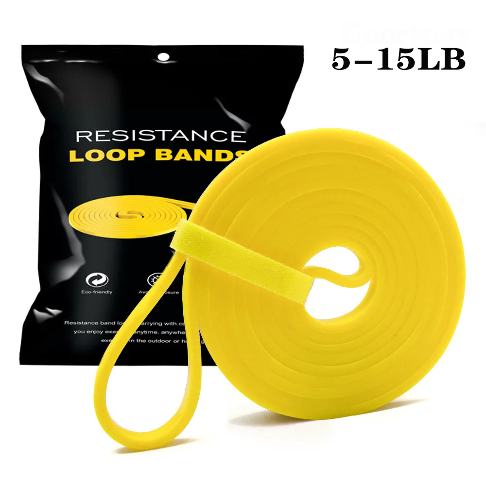 7 Levels Heavy-Duty Resistance Band Agility Training Workout Gym Equipment Yoga Pilates Accessories Rubber Band Home Gym