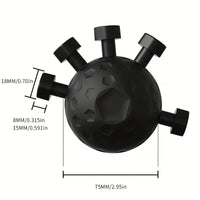 Finger Hand Strengthener Ergonomic Hand Ball Gripper Exerciser Anti Slip Finger Exerciser Ball for Musicians Athletes Climber