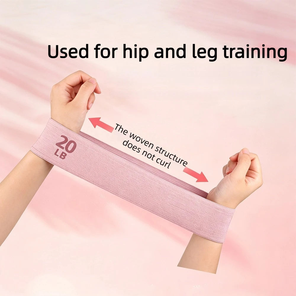 Fabric Elastic Fitness Resistance Bands Yoga Pilates Hip Circle Expander Bands Gym Training Loops Yoga Workout Equipment