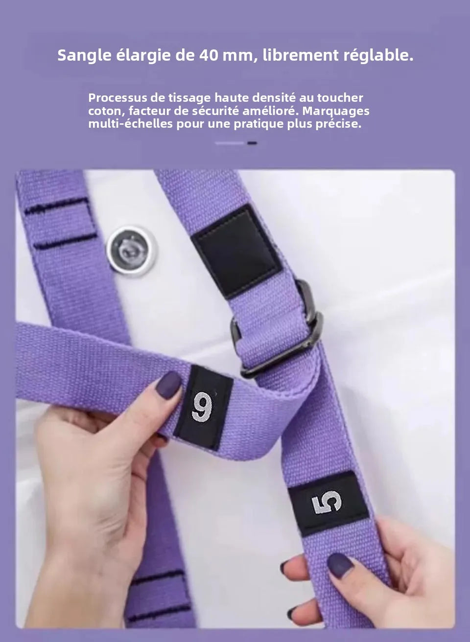 Aerial Strap Aerial Strap Elastic Strong Bearing Capacity Folding Leg Stretcher Strap Flexibility Trainer Flexibility Trainer