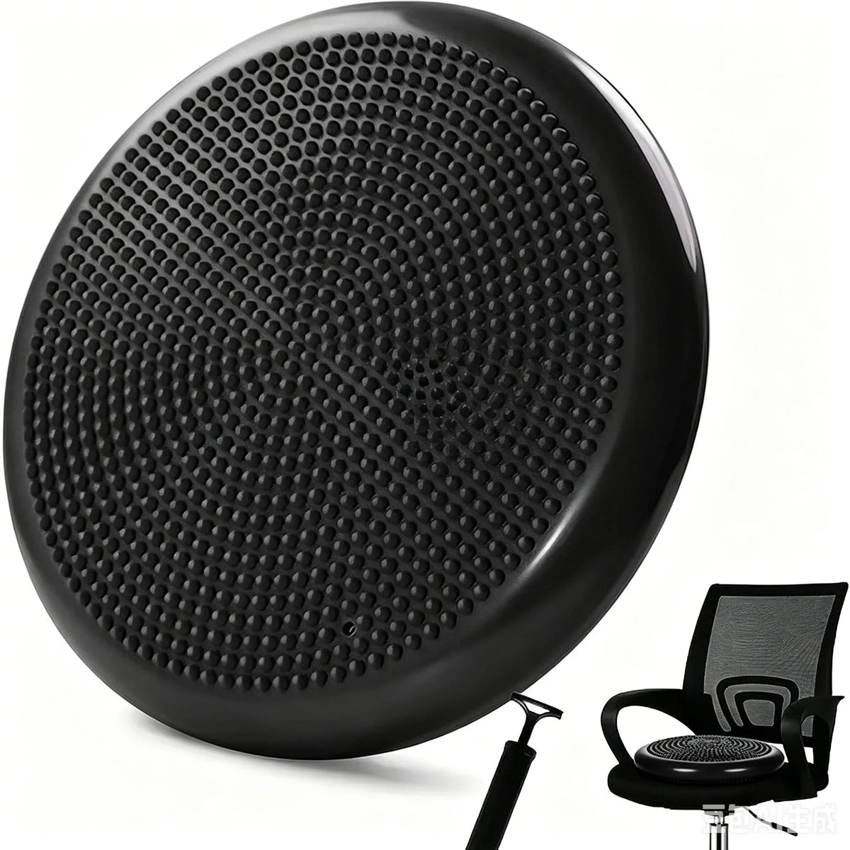 Thickened Explosion-Proof Balance Pad with Inflatable Ball - Yoga & Massage Seat Cushion plus Balance Plate