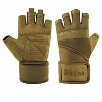 Gym Gloves Bodybuilding Powerlifting Dumbbell Pull Ups Workout Fitness Gloves Strength Training Gym Accessories For Man