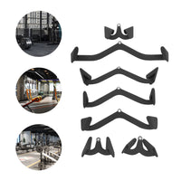 7 Pcs Pull Down Bar Attachment Home Gym Fitness V-Bar 661LBS Capacity for Biceps & Triceps ﻿ ﻿