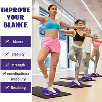 Thickened Explosion-Proof Balance Pad with Inflatable Ball - Yoga & Massage Seat Cushion plus Balance Plate