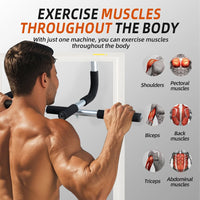 Indoor Pull-Up Bar, Home Fitness Pull-Up Equipment, Multifunctional Fitness Equipment, Suitable for Men's Bodybuilding and Shaping, Exercises Chest, Arm, and Shoulder Strength, Suitable for Fitness Enthusiasts to Exercise at
