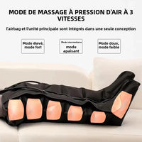 Air Pressure Leg Massager Foot Massage Boots Kneading Squeeze Deep Relaxation Calf With Remote Control