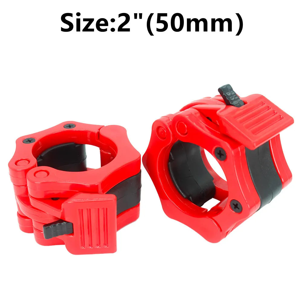 Spinlock Collars Barbell Collar Lock Dumbell Clips Barbell Clamps Weight Lifting Bar Gym Dumbbell Fitness Strength Training