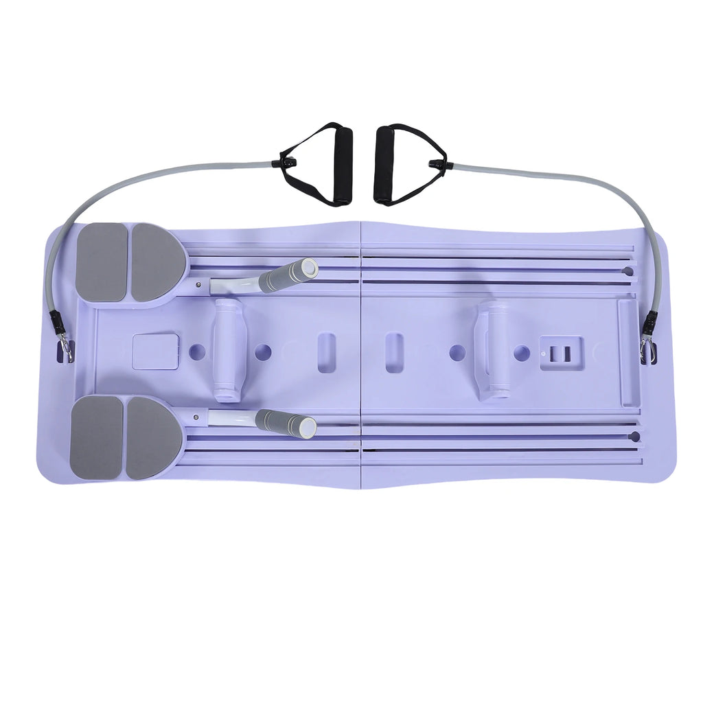 At Home Pilates Board Foldable 4-in-1 Exercise  Wheel Roller Exercise Equipment for Home Gym Workout  Trainer Pilate Board