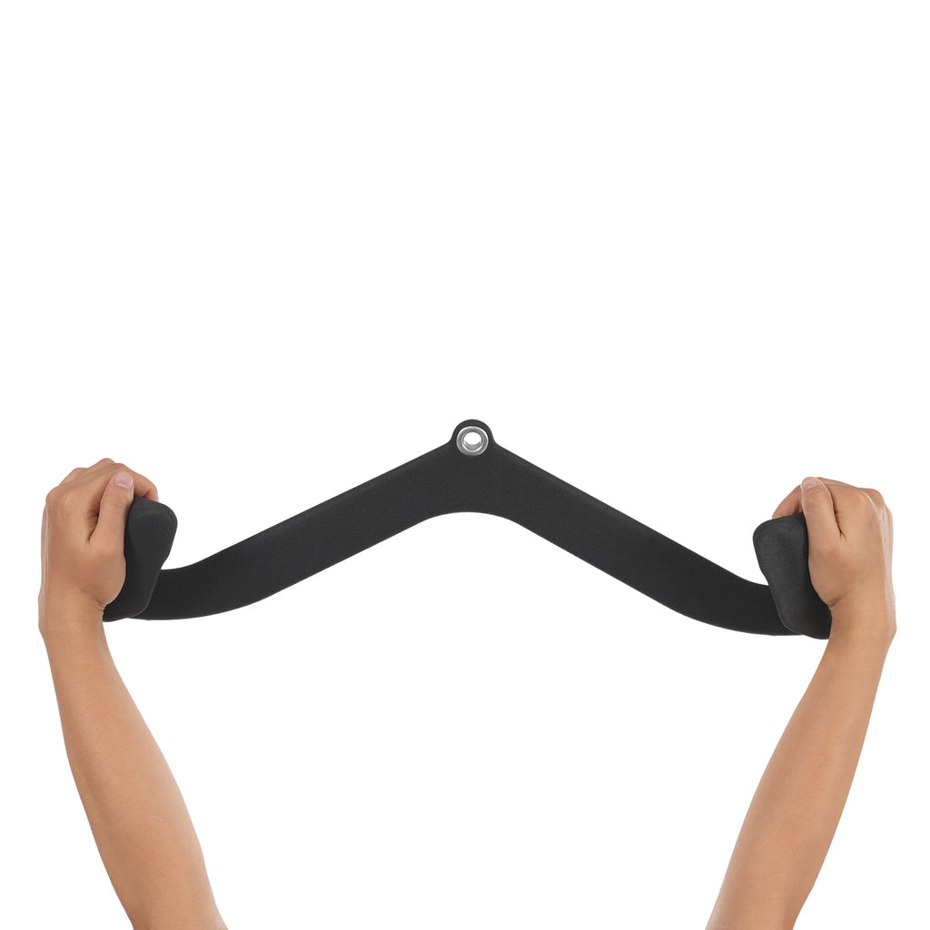 7 Pcs Pull Down Bar Attachment Home Gym Fitness V-Bar 661LBS Capacity for Biceps & Triceps ﻿ ﻿