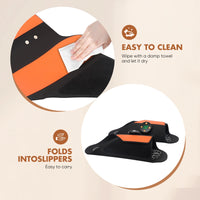 1 Pair EMS Foot Massager Mat - New Upgrade Foot Massage Shoes for Pain-Relief, with Remote Control, 8 Modes, 19 Massage Slippers