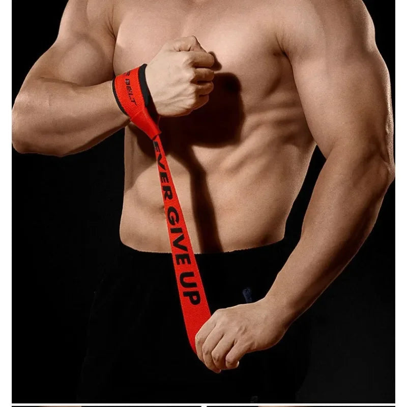 Fitness Lifting Wrist Strap Brace for Weightlifting Crossfit Bodybuilding Support Kettlebell Dumbbell Weights Strength Workout