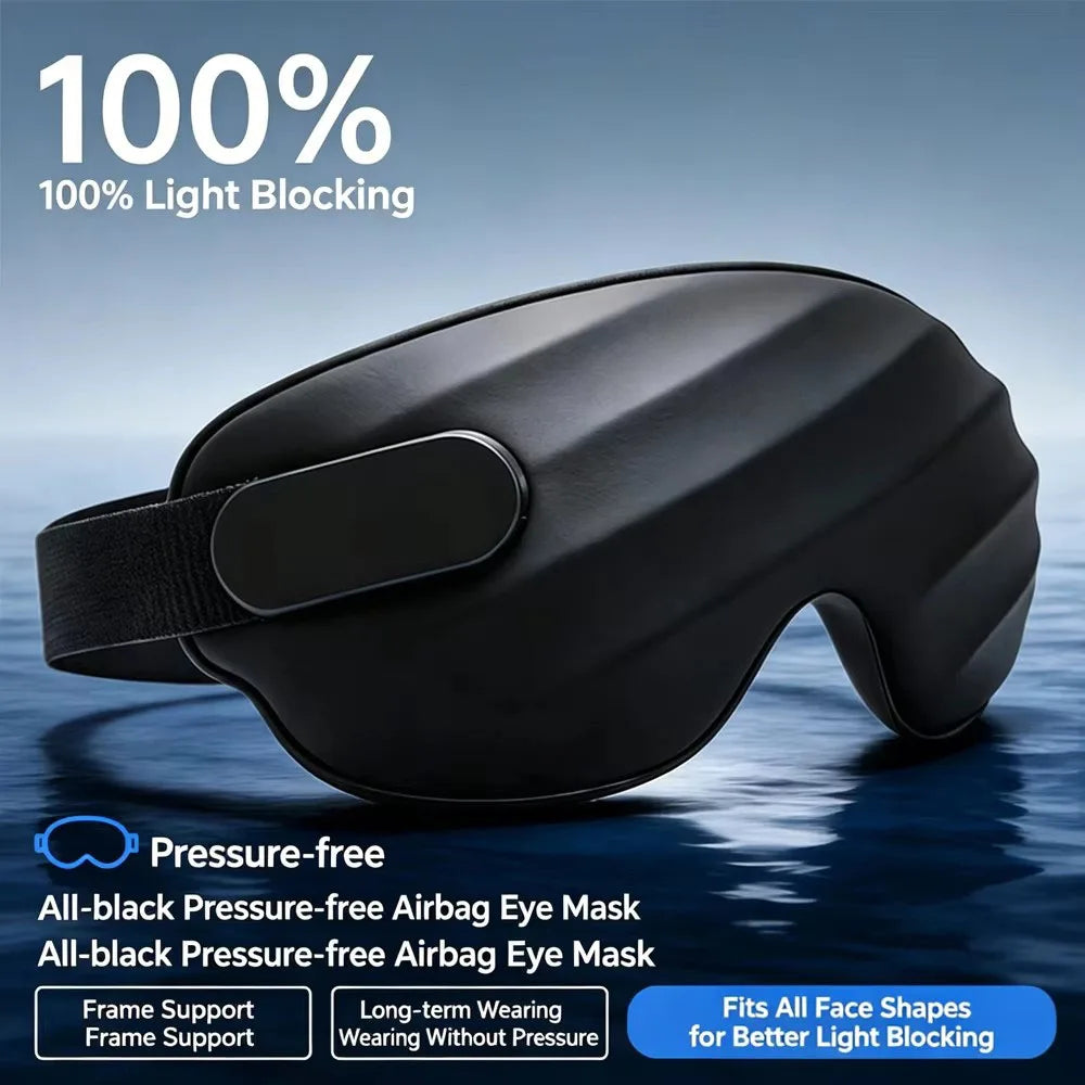 Mask For Sleep 3D Eye Mask Contoured Cup Blindfold Concave Molded Night Eye Mask Block Out Light with Women Men Adjustable﻿ ﻿