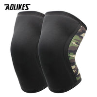 AOLIKES Knee Sleeves Weightlifting - 7mm Thick Premium Neoprene Weight Lifting Knee Sleeve for Squats, Powerlifting & Deadlift