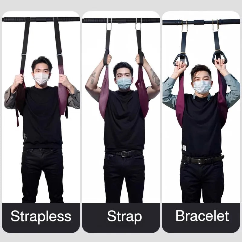 Lumbar Traction Belt for Spinal Stretching - Household Lumbar Suspension Strap, Pull-up Bar Stretcher,Ideal for Home Lumbar Care