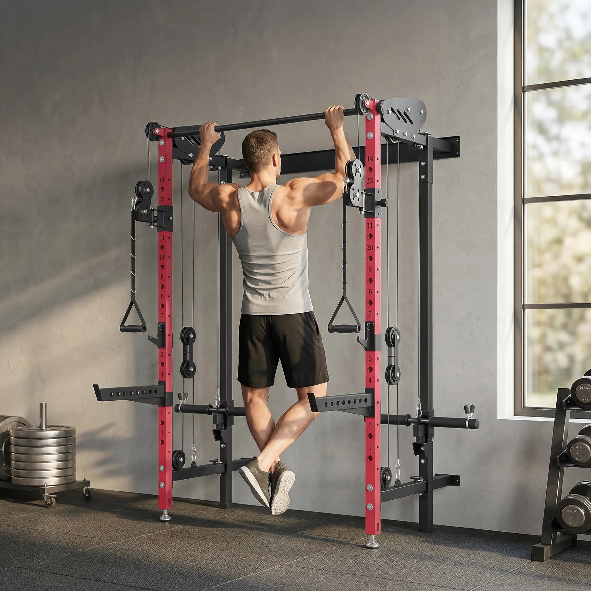 Rack Musculation avec Poulies