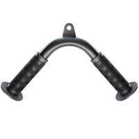 Tricep Pull Down Attachment with Skin-Friendly Rubber, V Bar Attachment Tricep Bar for Home Cable Machine Attachments
