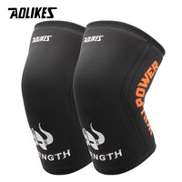 AOLIKES Knee Sleeves Weightlifting - 7mm Thick Premium Neoprene Weight Lifting Knee Sleeve for Squats, Powerlifting & Deadlift