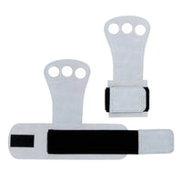 1Pair Gym Pull-up Grip Strap Lifting Strap Cowhide Gloves Grips Wrist Guard Workout Crossfit Sports Gloves Palm Protection