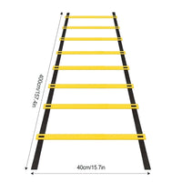 Agility Speed Ladder Nylon Straps Marking Discs Exerciser Resistance Drag Parachutes Sports Running Warm-Up Training Ladder Tool