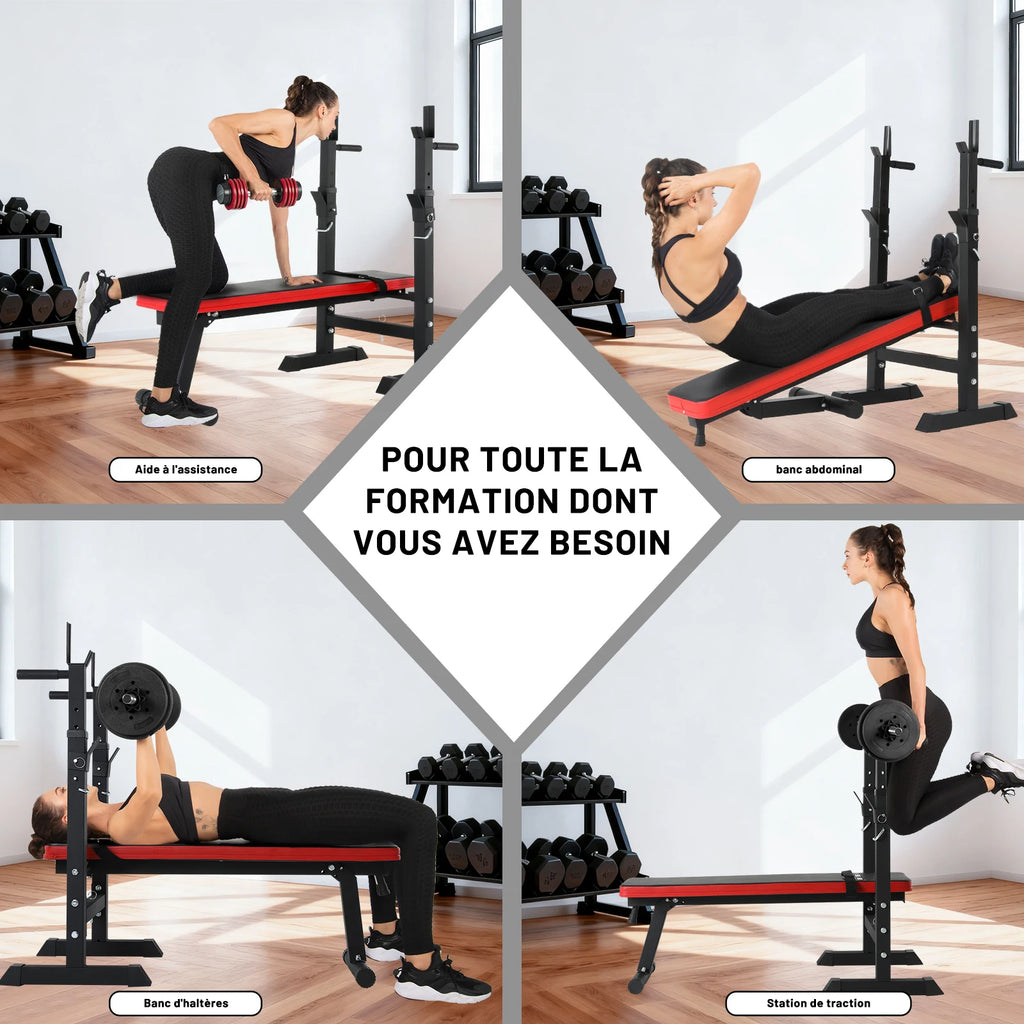 Banc de Développé Couché Pliable