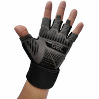Gym Gloves Bodybuilding Powerlifting Dumbbell Pull Ups Workout Fitness Gloves Strength Training Gym Accessories For Man