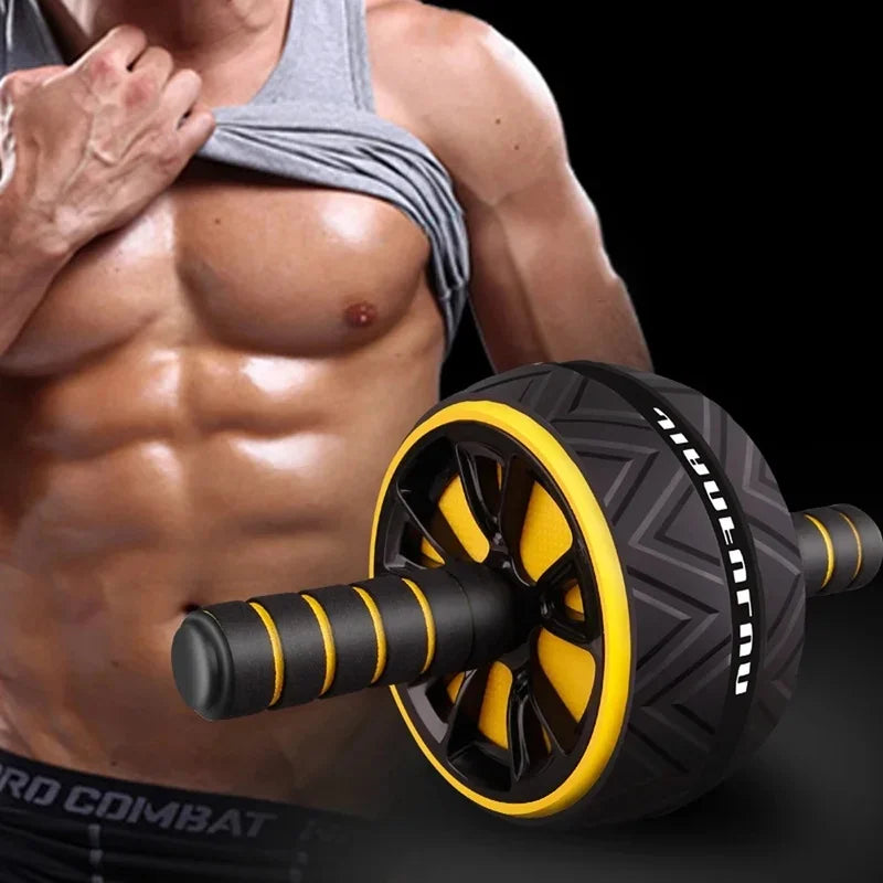 Non-Slip Ab Roller Wheel, Durable Core Abdominal Workout Fitness Equipment for Men Women Home Gym