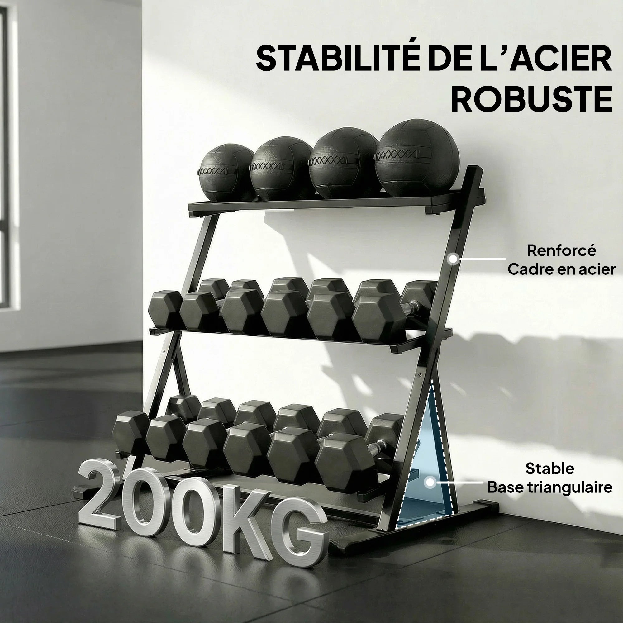 Rack de Rangement Musculation