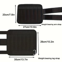 4Pcs Adjustable Ankle Wrist Weight Sandbags Fitness Running Leg Training Weight Bearing Sandbags for Men Women