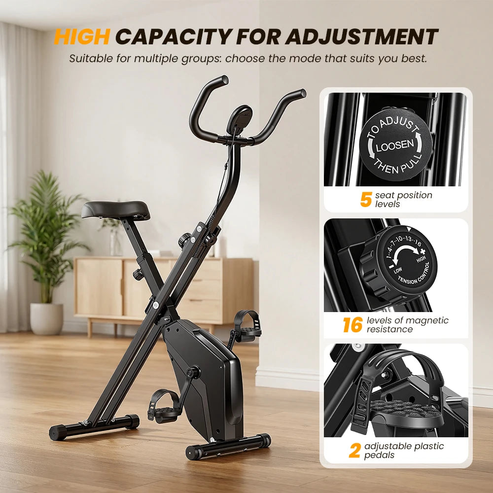 Formill YZJ508 Indoor Cycling Bike Magnetic Resistance Quiet Belt Drive 6KG Flywheel Home Exercise Bike LCD Monitor