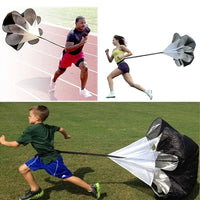 Adjustable Speed Parachute Agility Training Umbrella Football Soccer Resistance Rope Fitness Running Chute Sports Obstacles Tool