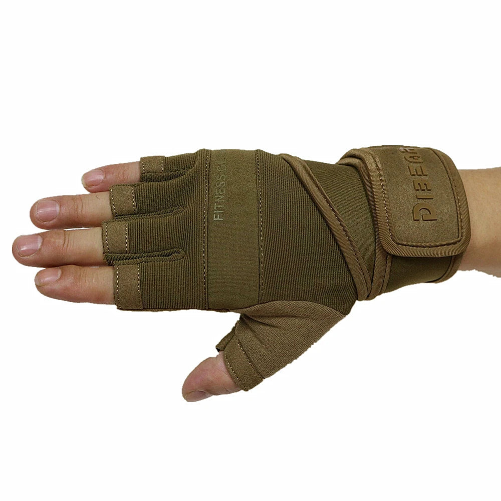 Gym Gloves Bodybuilding Powerlifting Dumbbell Pull Ups Workout Fitness Gloves Strength Training Gym Accessories For Man