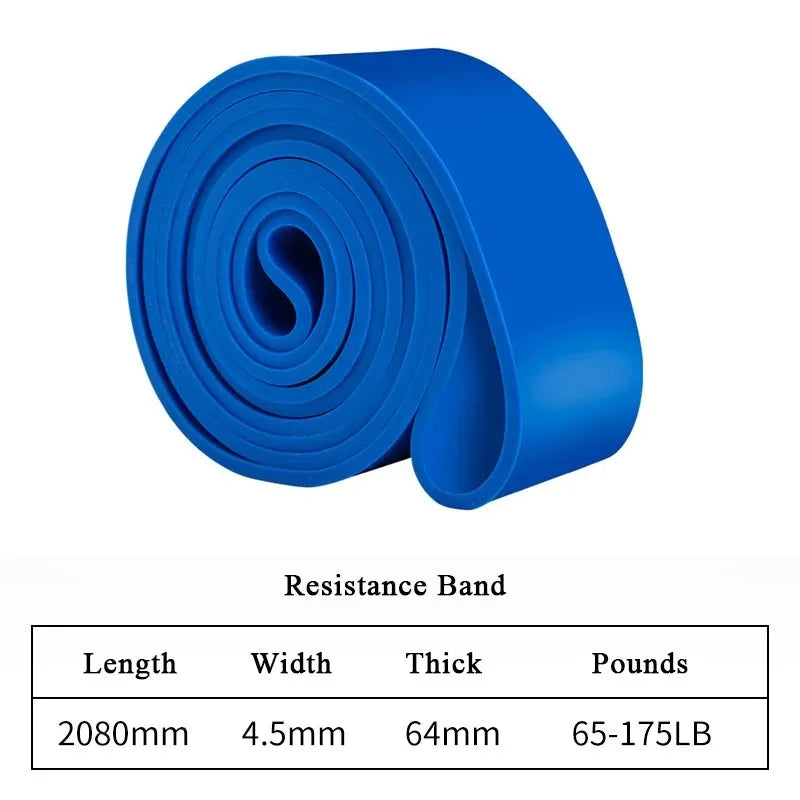 Heavy Duty Resistance Band Latex Elastic Belt Pull Up Assist for Pilates Workout Fitness Home Gym Shape Body Exercise
