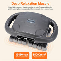 42-Heads Fascia Gun High-Frequency Vibration Body Massage Gun Back and Waist Massager Neck Shoulder Massager Muscle masajeador