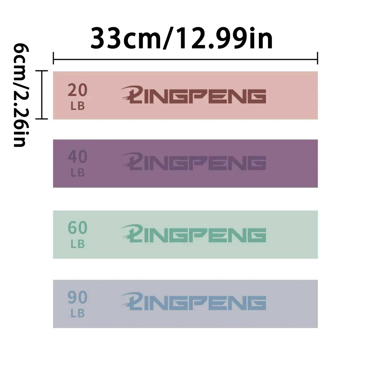 Fabric Elastic Fitness Resistance Bands Yoga Pilates Hip Circle Expander Bands Gym Training Loops Yoga Workout Equipment
