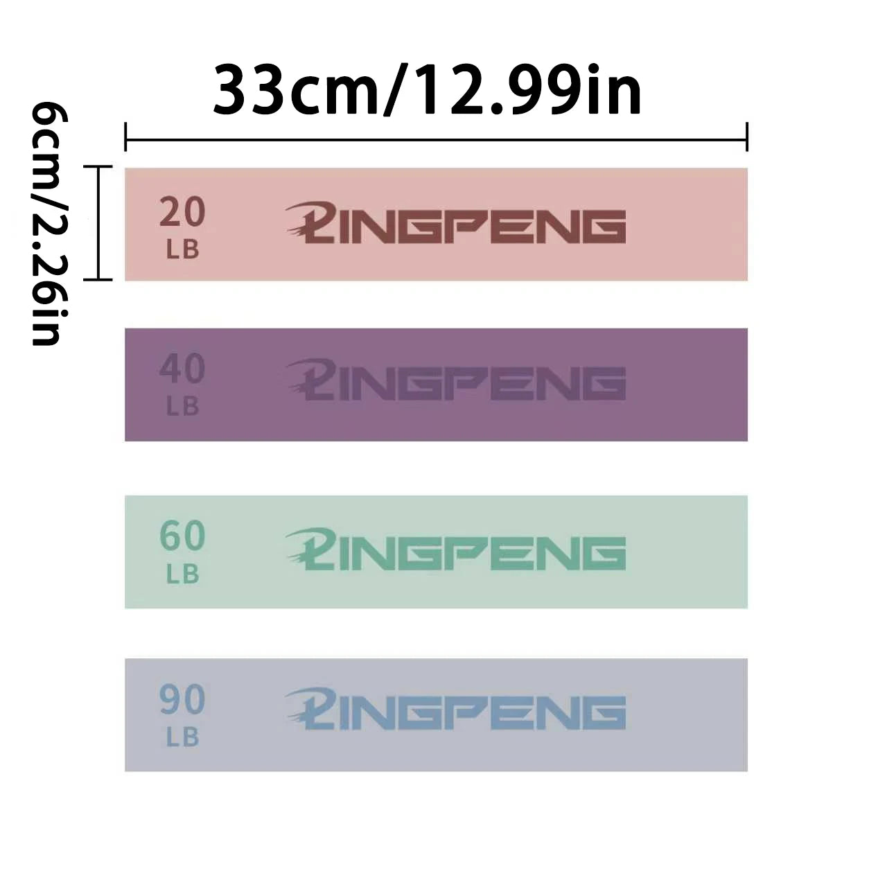 Fabric Elastic Fitness Resistance Bands Yoga Pilates Hip Circle Expander Bands Gym Training Loops Yoga Workout Equipment