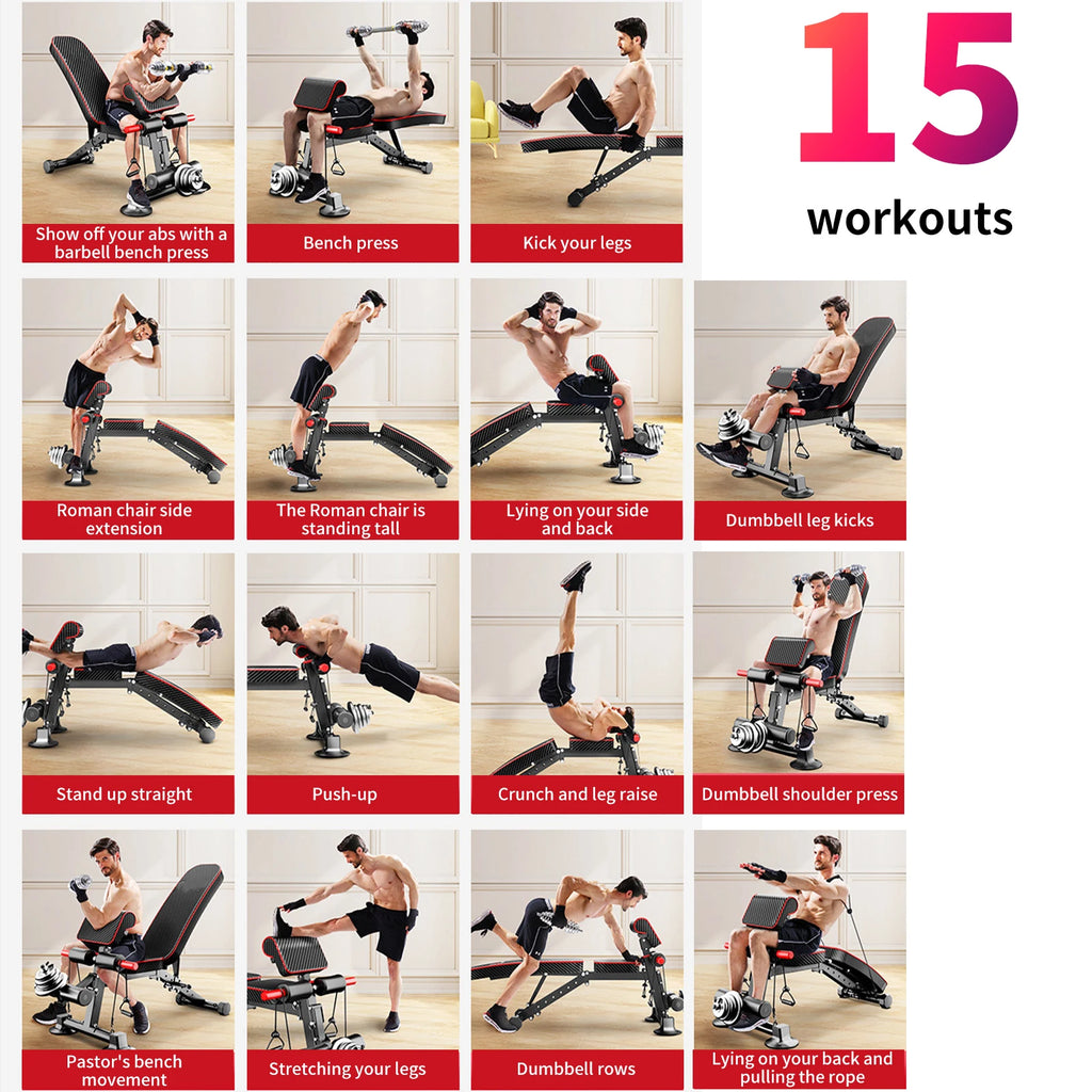 Banc de Musculation Multifonction
