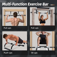 Indoor Pull-Up Bar, Home Fitness Pull-Up Equipment, Multifunctional Fitness Equipment, Suitable for Men's Bodybuilding and Shaping, Exercises Chest, Arm, and Shoulder Strength, Suitable for Fitness Enthusiasts to Exercise at