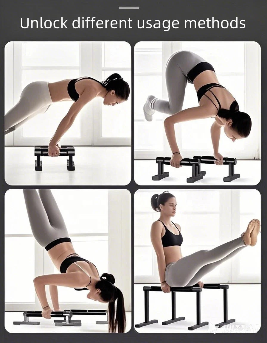 Calisthenics Home Gym Steel Parallettes Fitness Equipment Pull Up Bar Parallettes Sets  Steel Parallel Ladder for Home Gym Use