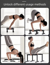 Calisthenics Home Gym Steel Parallettes Fitness Equipment Pull Up Bar Parallettes Sets  Steel Parallel Ladder for Home Gym Use