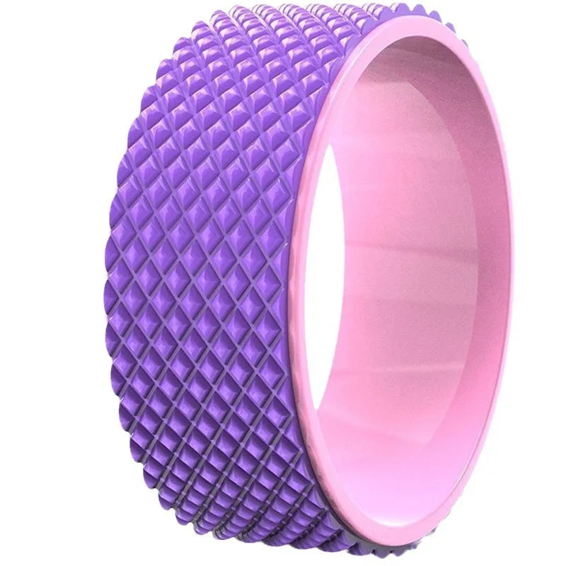 Yoga wheel, open back, fitness wheel, slimming legs, Pilates magic roller, stretching exercise, open shoulders, slimming back